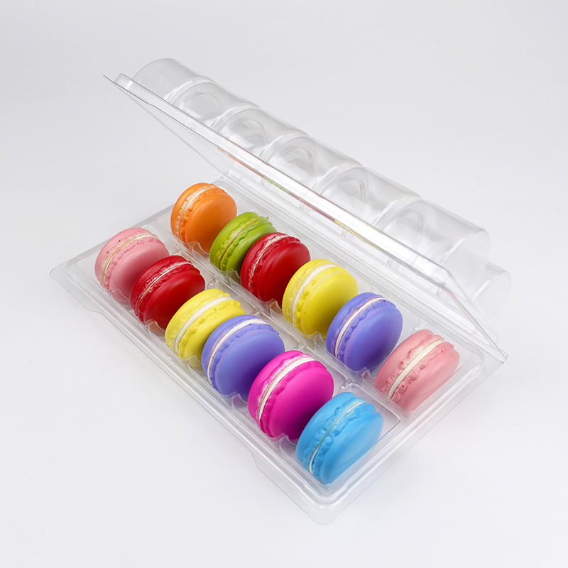  12 macarons clamshell blister tray