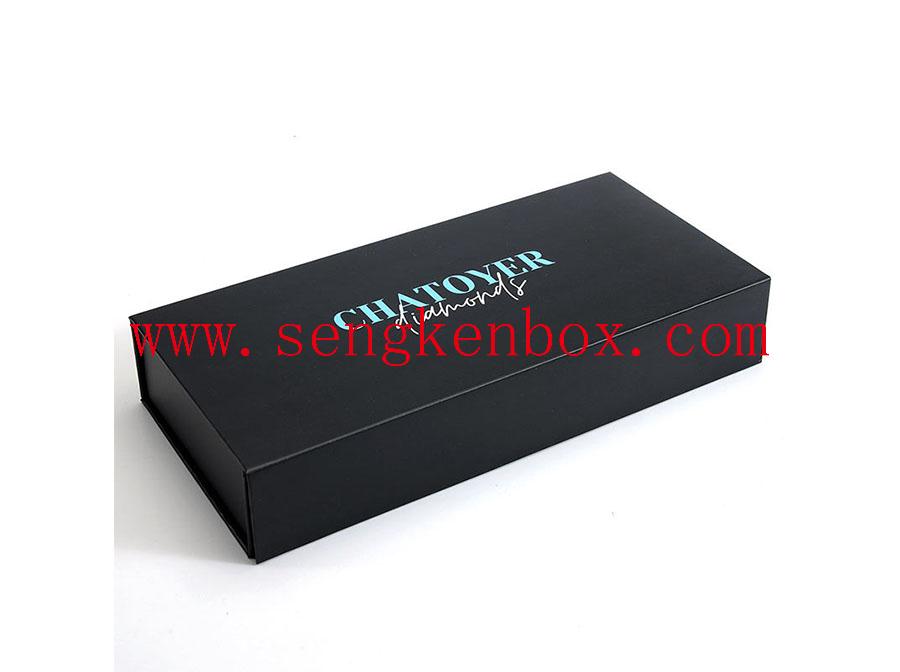 Matte Black Magnetic Packaging Paper Packing Case