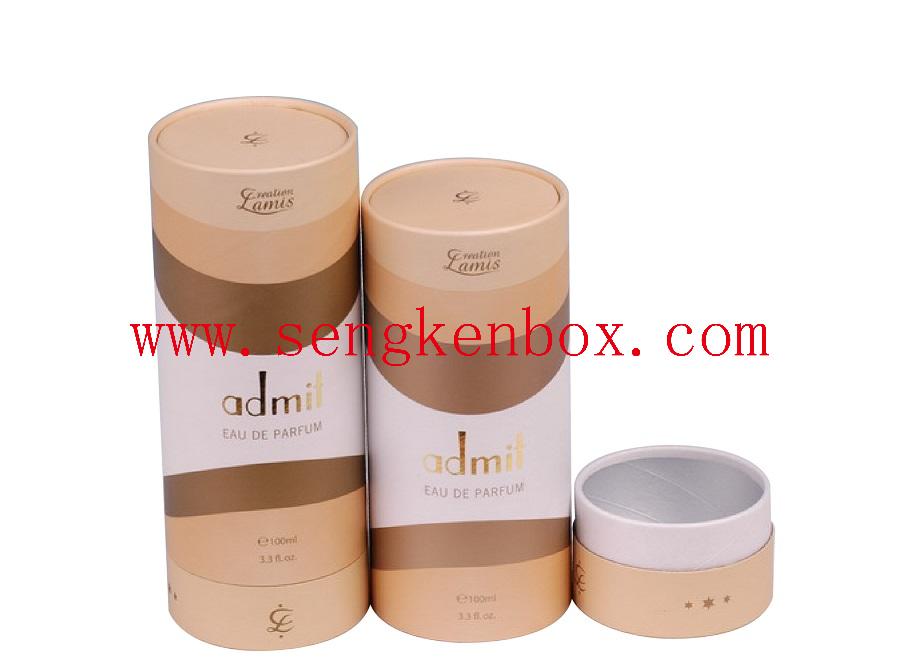 Long Lid EAU DE PARFUM Rolled Edge Paper Tube Packaging