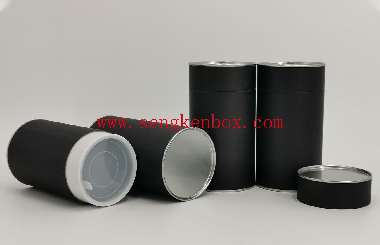 Dust-proof Plastic Cover Paper Cans Packaging