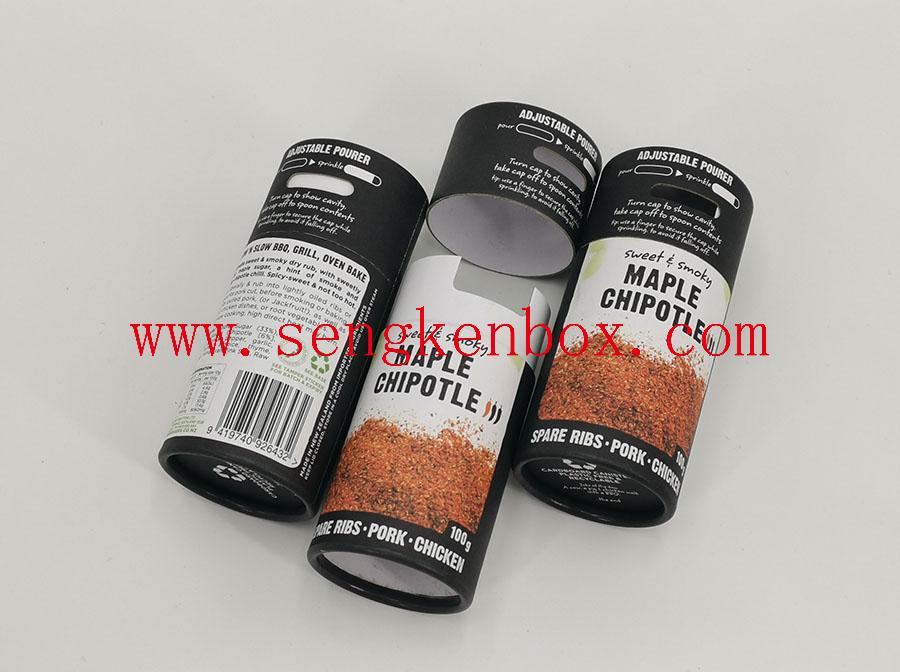 Barbecue Seasonings Packaging Paper Canister