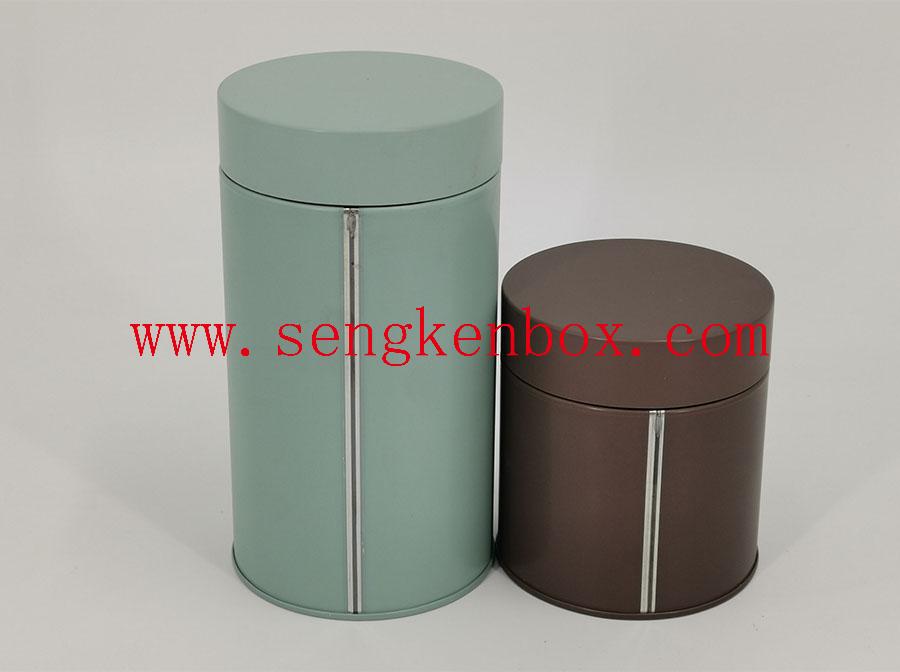 Sealed Welding Food Grade Tin Canister with Peel Off Lid