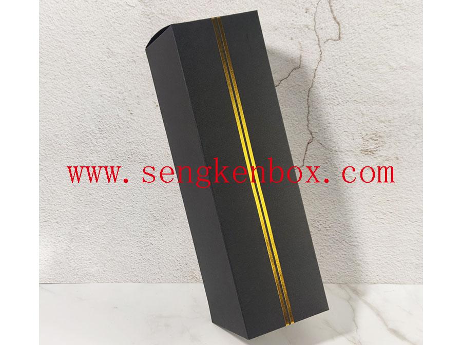 Black Gold Lines Paper Case