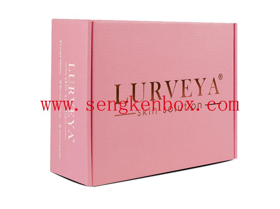 Pink Color Cardboard Gift Box