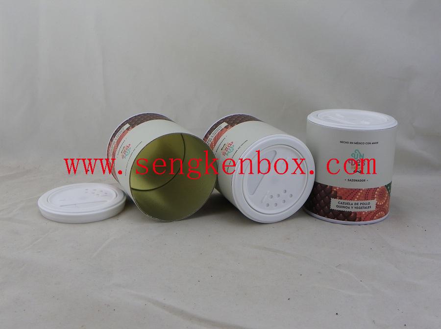 Seasonings Packaging Paper Shaker Canister