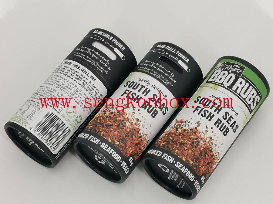 Food Grade Seasoning Paper Canister