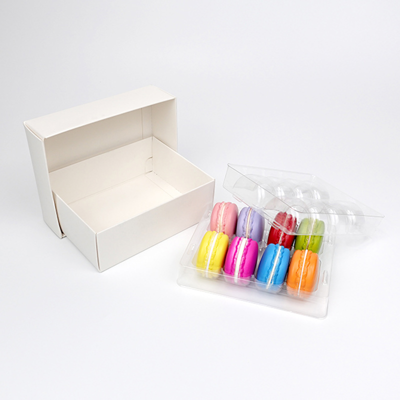 8 macarons paper packaging box