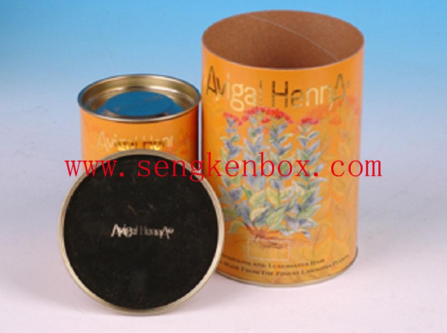 Dried Flowers Packaging Paper Canister