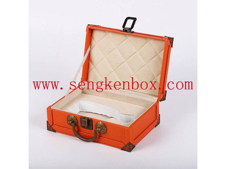 Custom Logo Packaging Leather Box