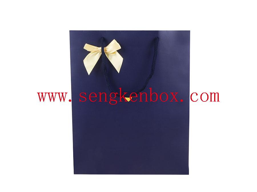 Blue Kraft Paper Bag