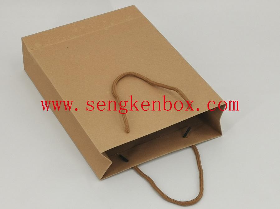 Plain Brown Kraft Paper Bag