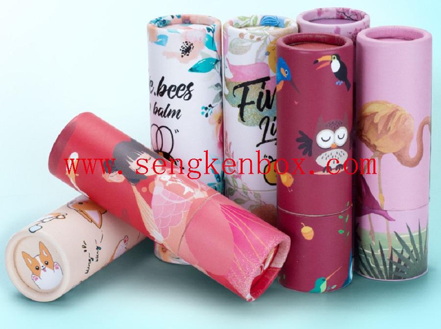 Lip Balm Cardboard Tube Packaging