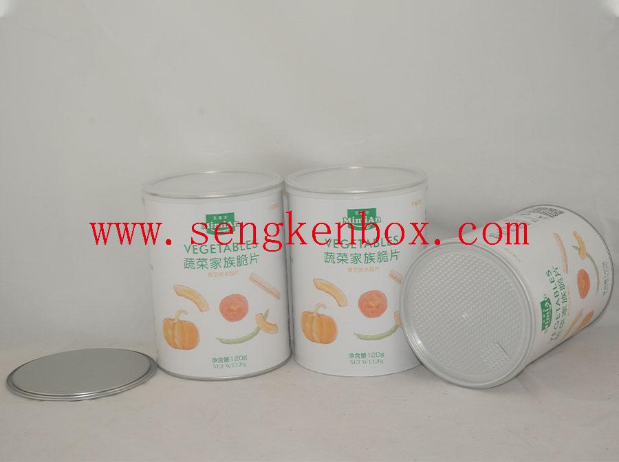 Snacks Moistureproof Food Paper Cans