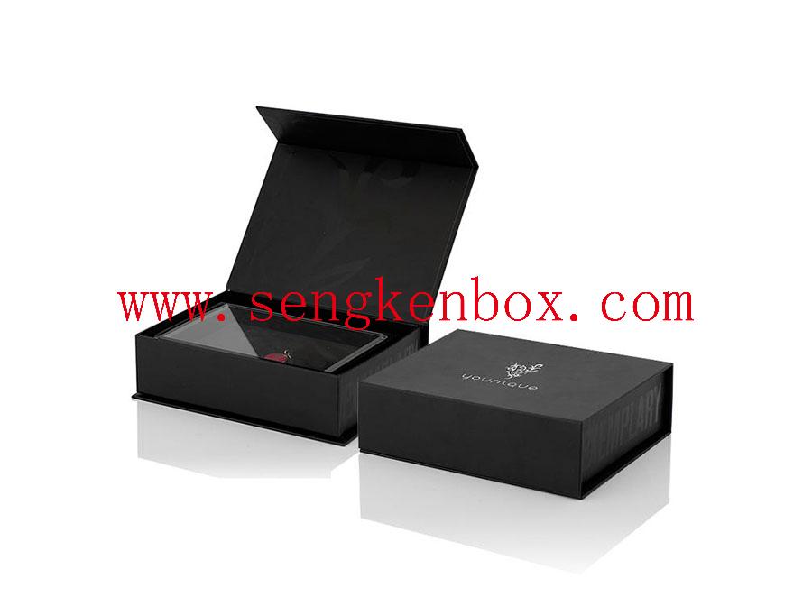 Black Magnetic Packaging Paper Box