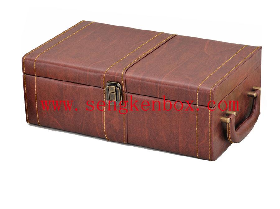 Wine Packaging Leather Box