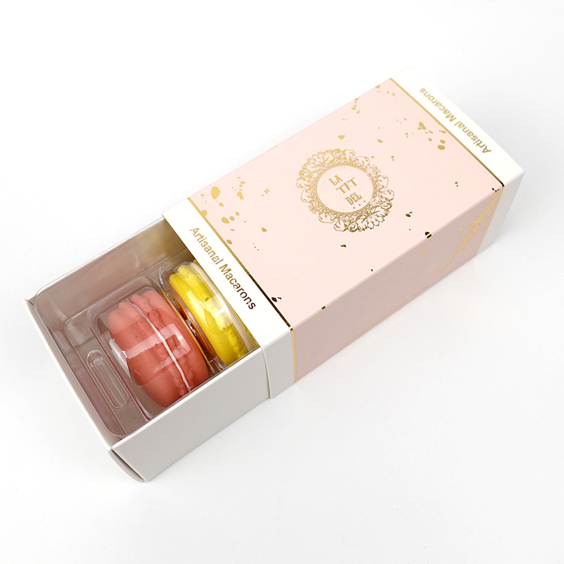 custom 3pcs macaron drawer paper gift box