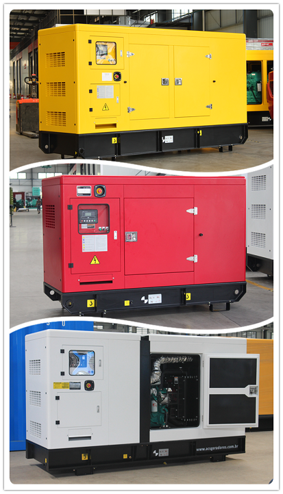 Silent diesel generator set