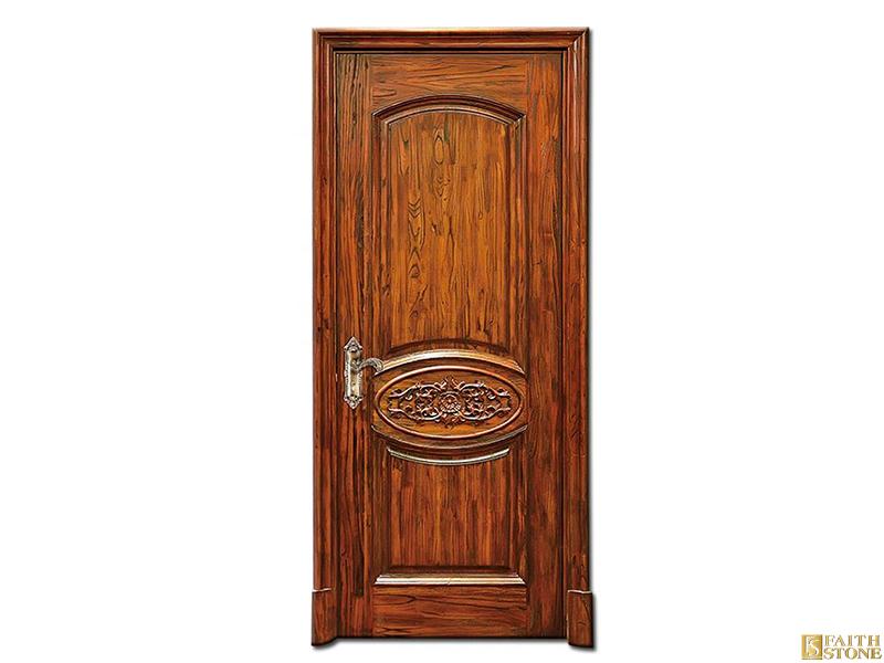 100% solid wood door