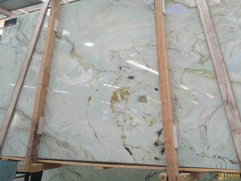 green Marble Slab