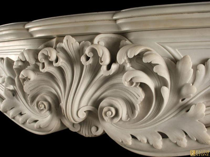 Louis XV Rococo Chimneypiece