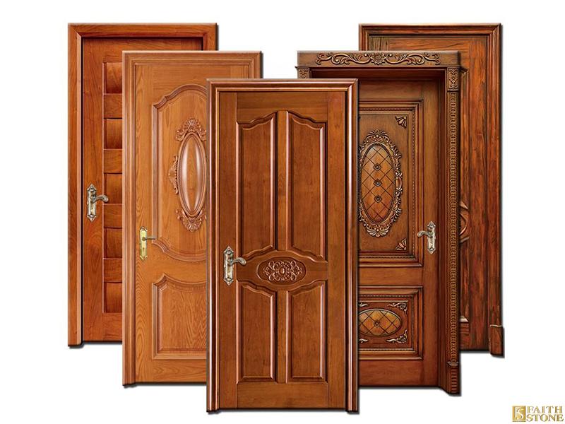 100% solid wood door