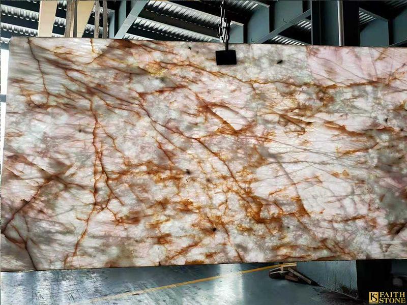 White Pink Lady Lumix Quartzite