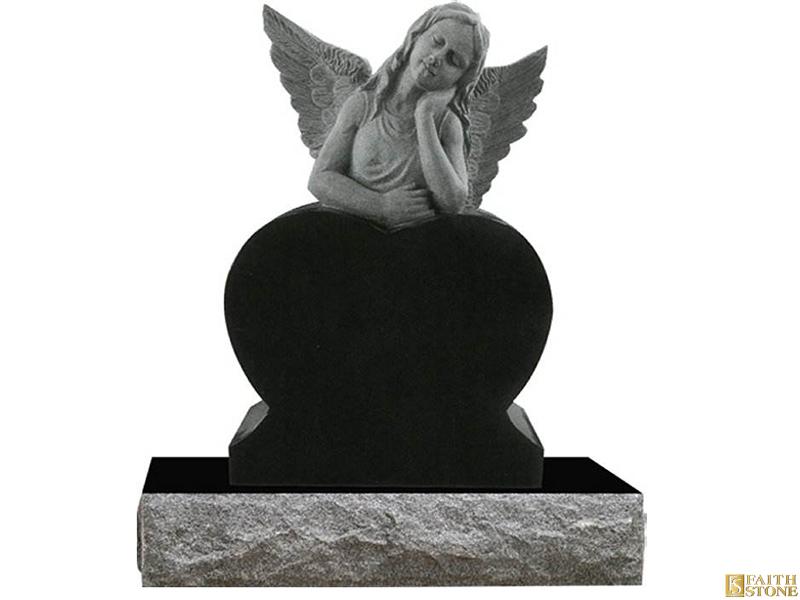 granite angel mausoleum