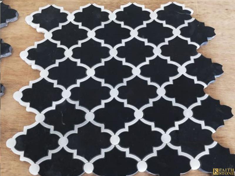 Hexagon Marble Mosaic Tiles 