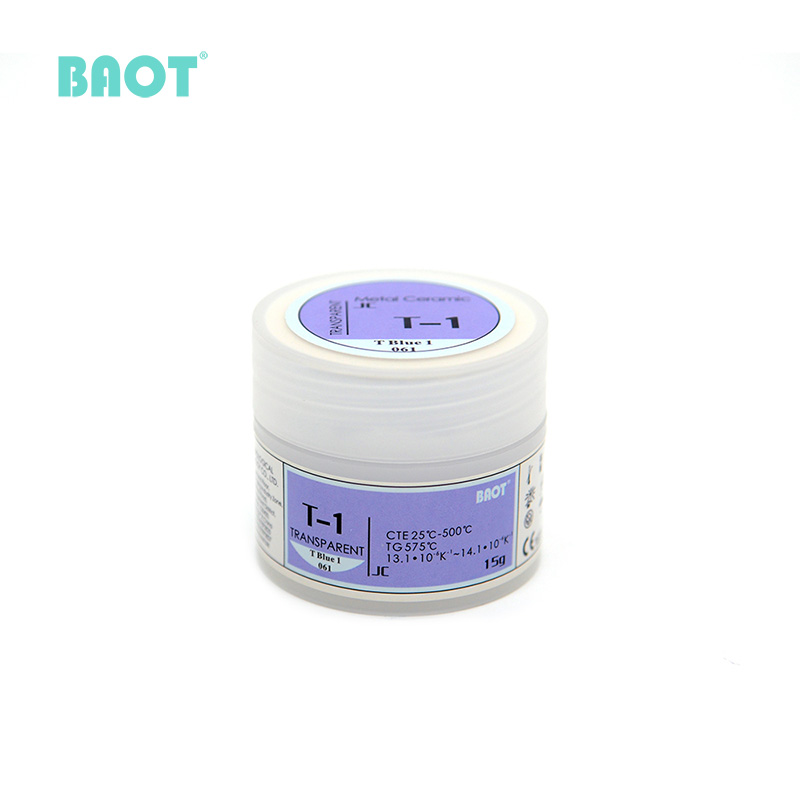 Effect T Blue 1 Dental Porcelain Metal Ceramic Powder PFM