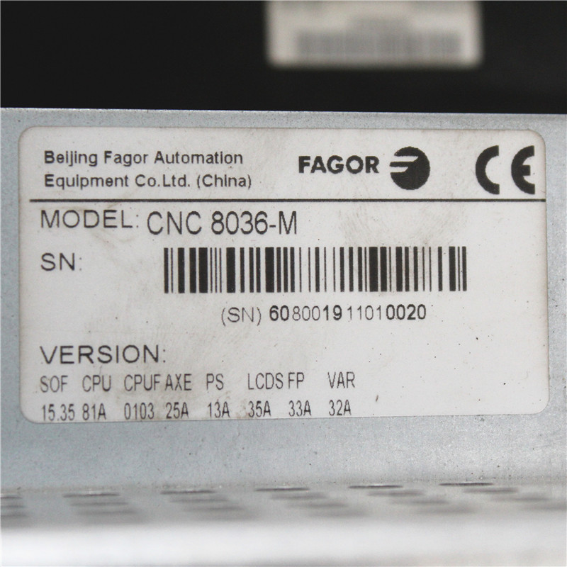 CNC 8036-M FAGOR