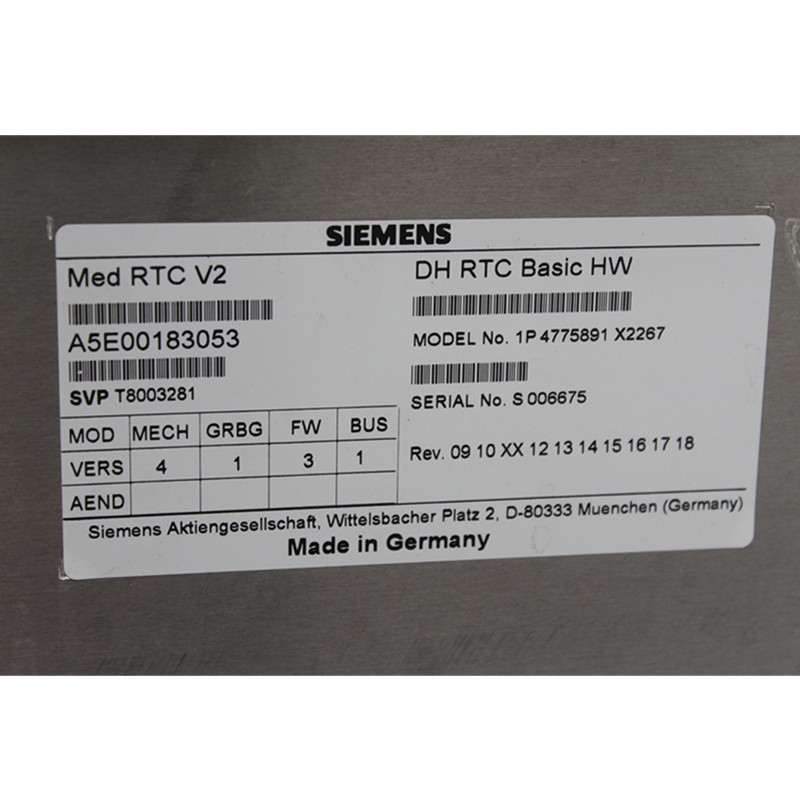 SIEMENS A5E00183053  4775891 X2267