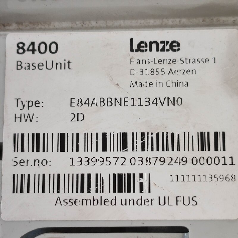 Lenze E84ABBNE1134VN0