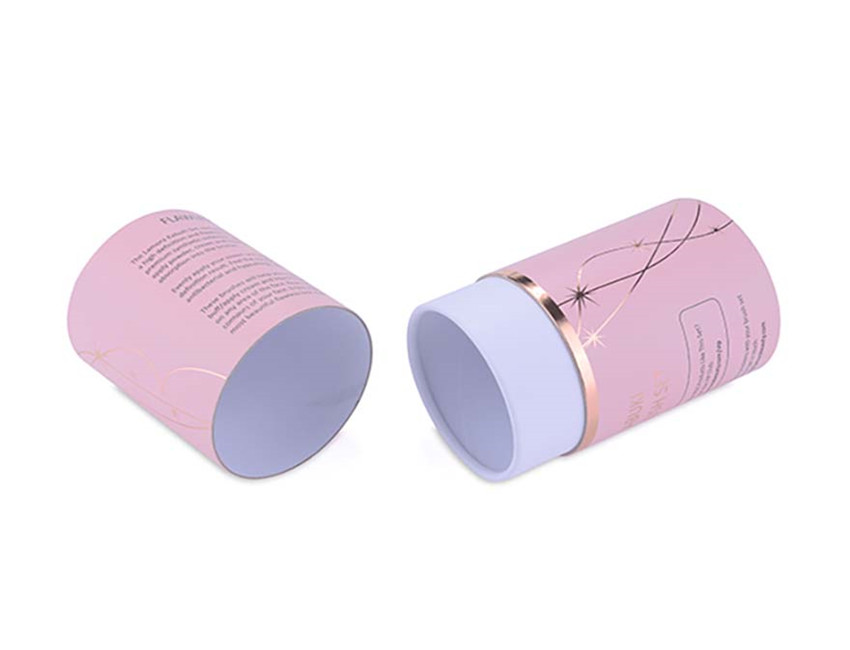 Luxury Pink Round Packaging Box 