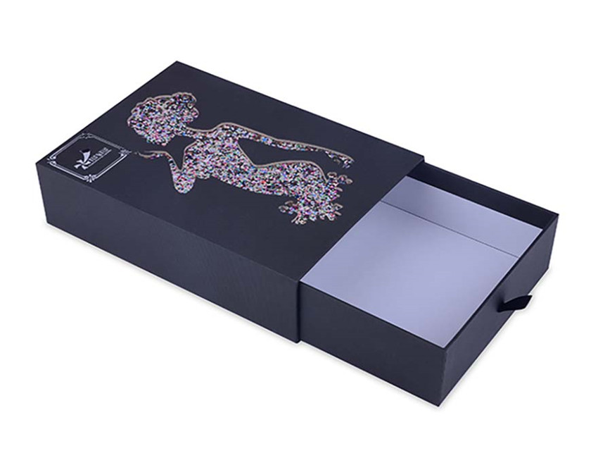 Black Drawer Paper Box