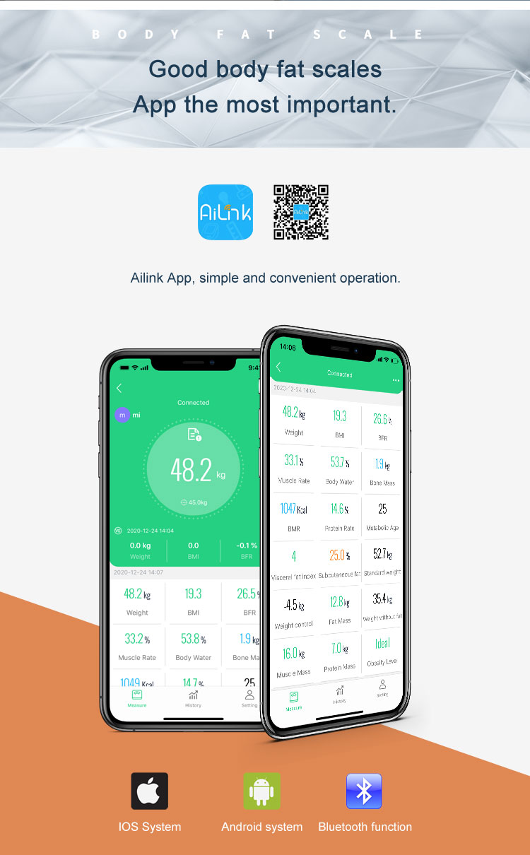 Body Weight Composition BMI Smart Scale
