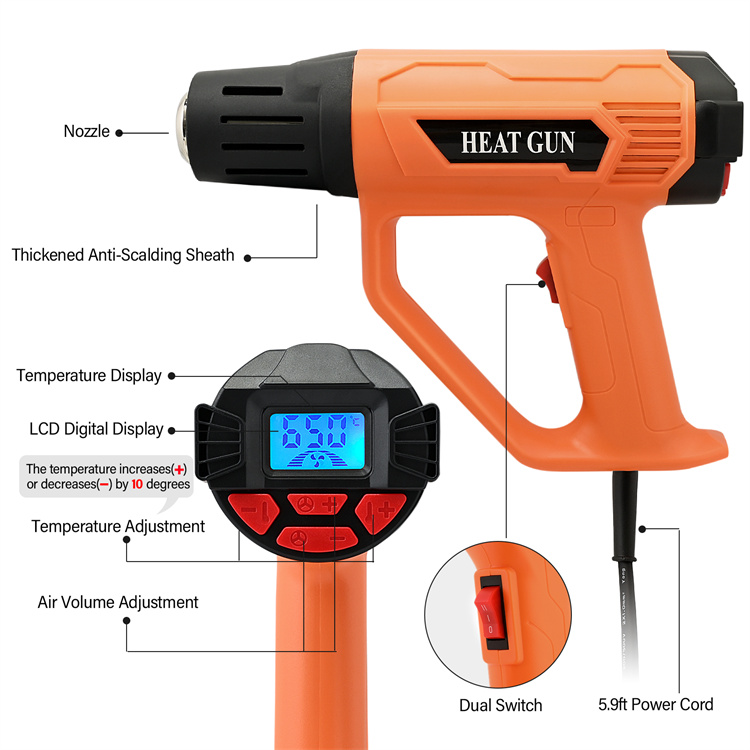 digital heating gun