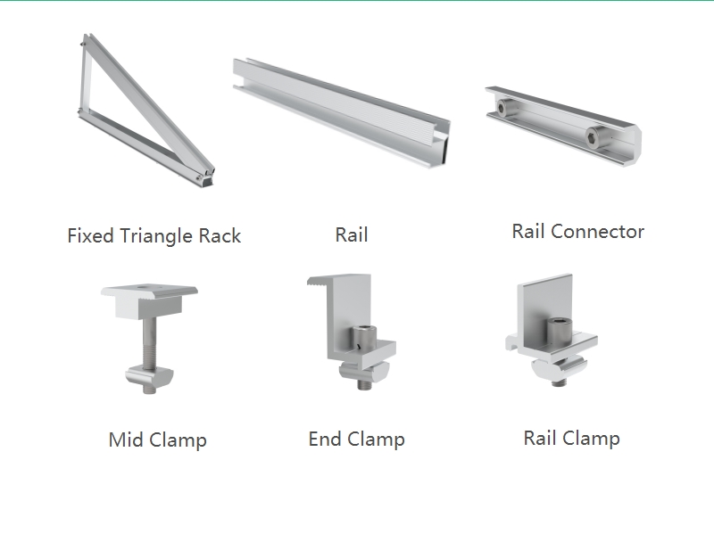 Fixed Triangle Rack Solar Mount