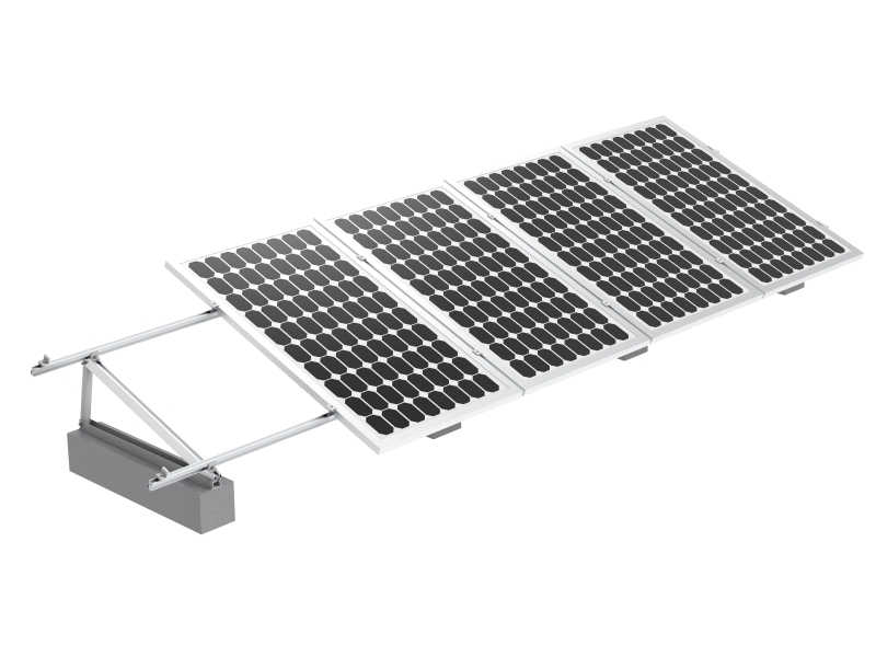 Flat Roof Triangle Solar Mount System