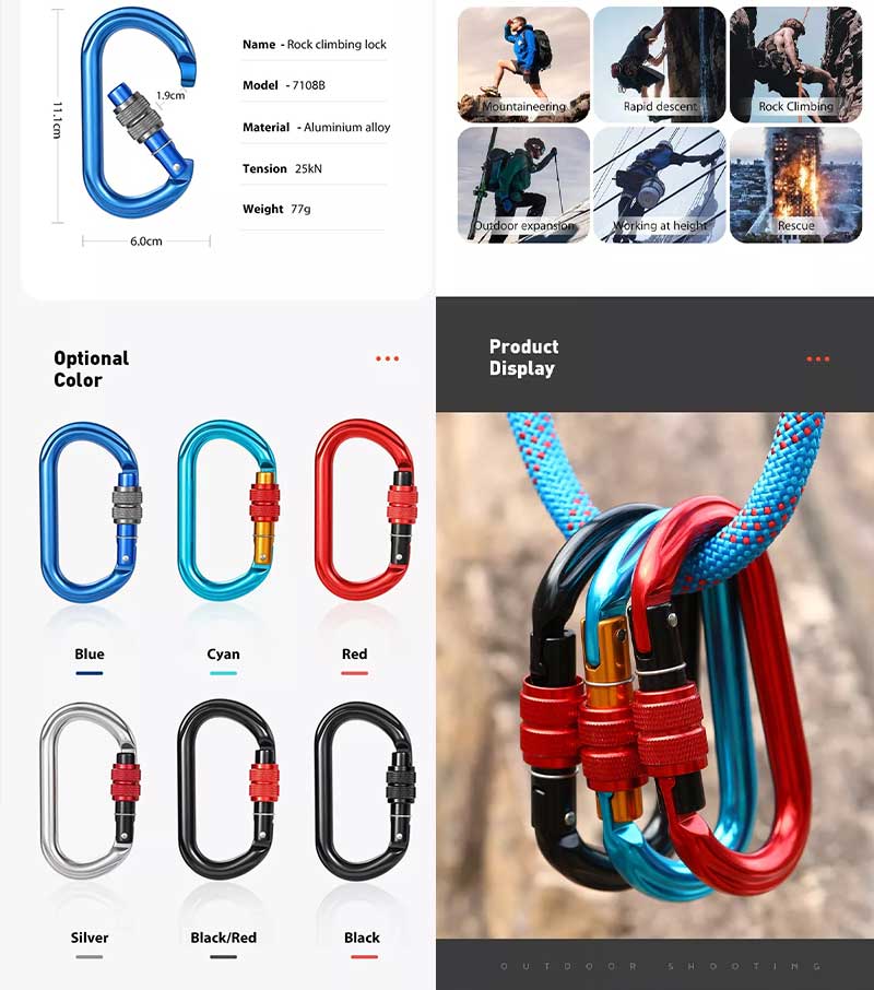 custom carabiner