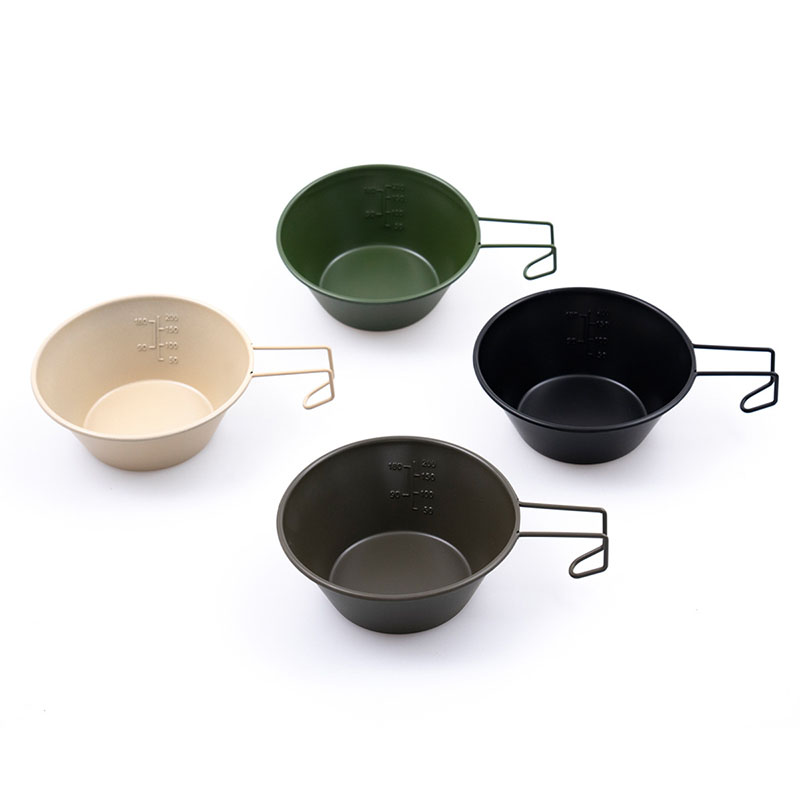 Portable Folding Handle Bowl