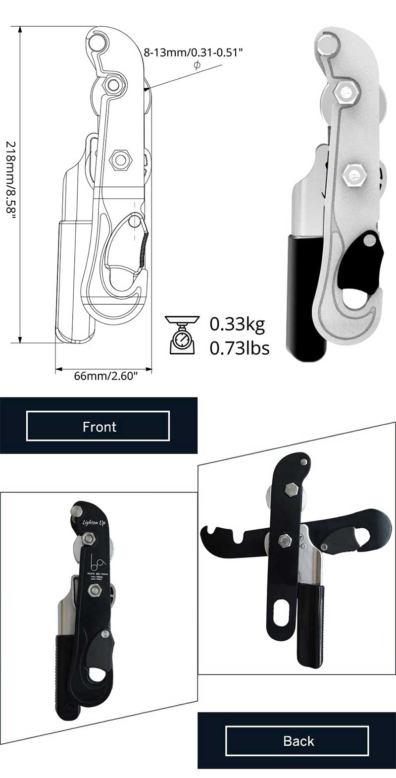 descender climbing