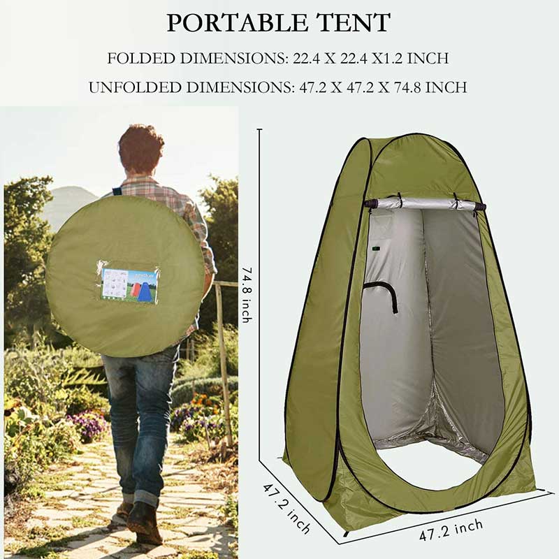 shower tent awning