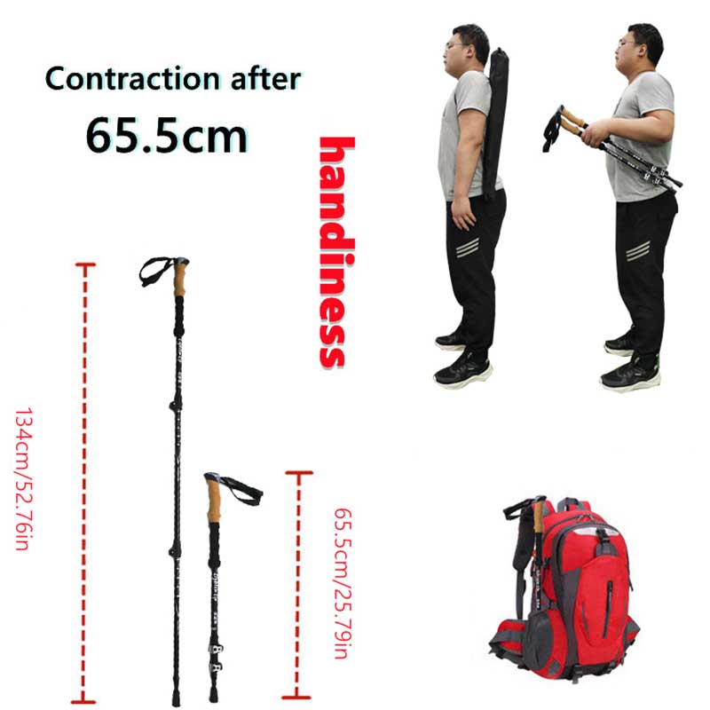 Aluminum 7075 trekking poles