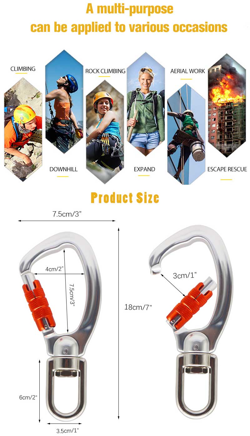 25KN Carabiner