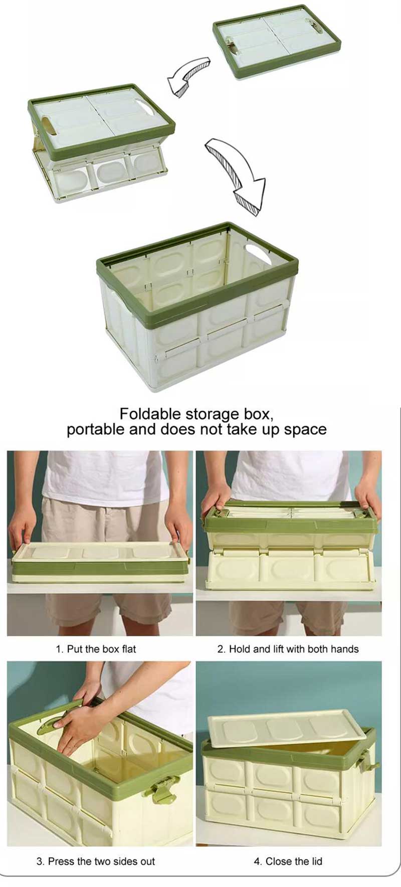 collapsible storage box