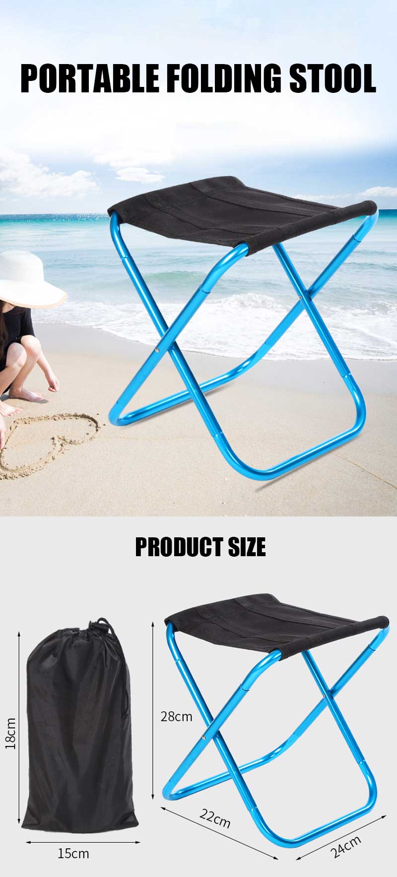  Portable Folding Chair 