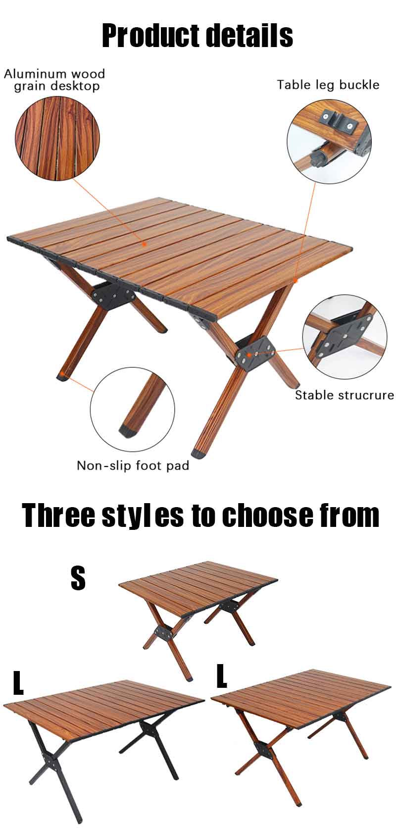 folding camp table