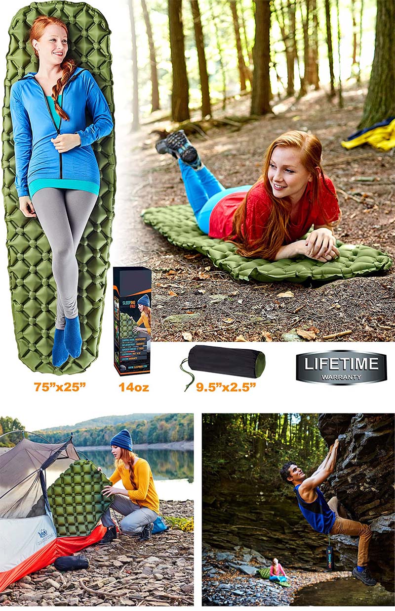 inflatable sleeping pad