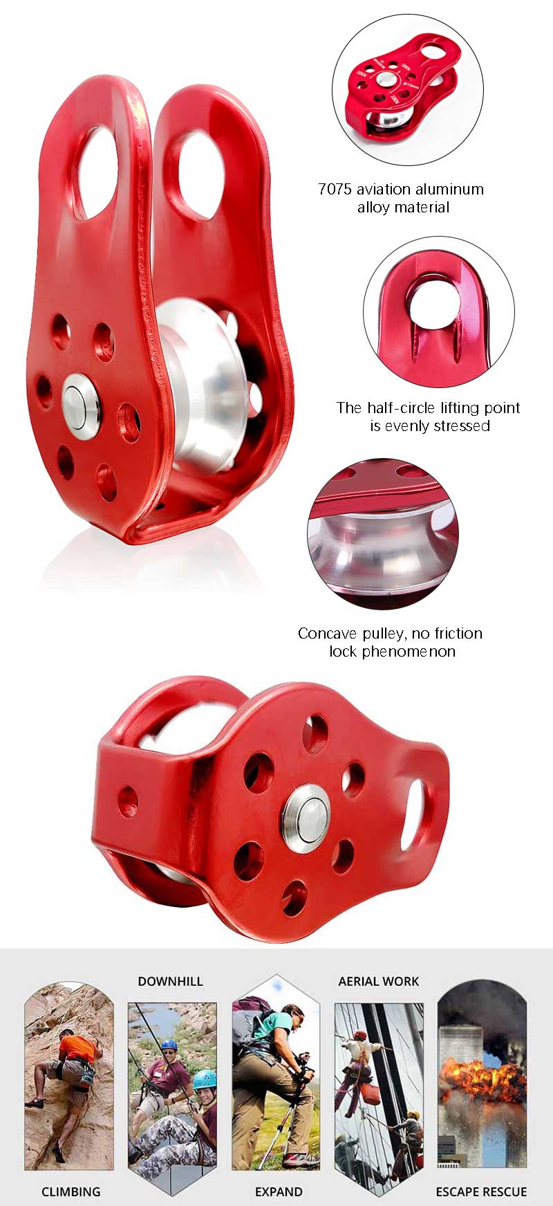 Aluminium Alloy Micro Pulley 