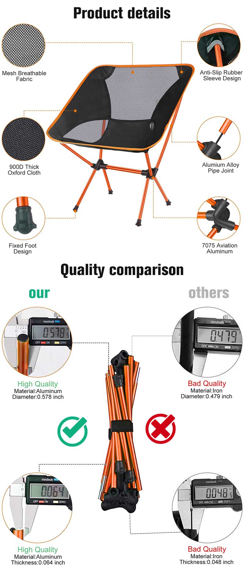 lightweight camping chair